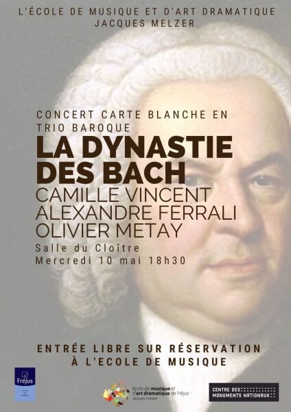"The Bach Dynasty" carte blanche concert in baroque trio