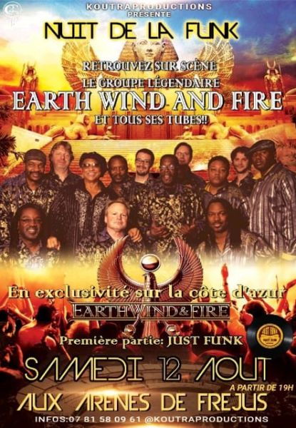 Concert "earth wind and fire" Tribute band