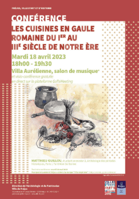 Conference "kitchens in Roman Gaul from the 1st to the 3rd century AD