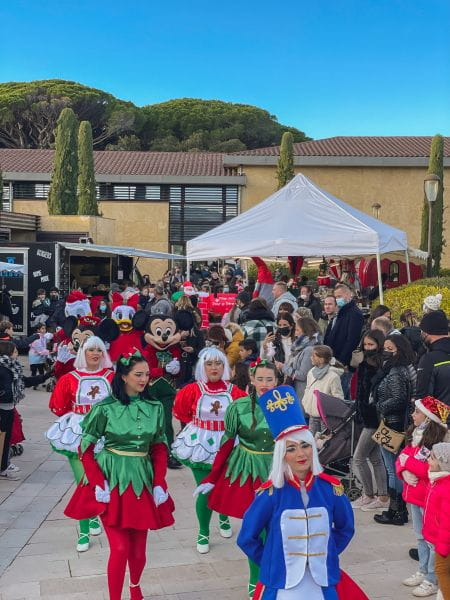 Christmas market at the Clos des Roses estate