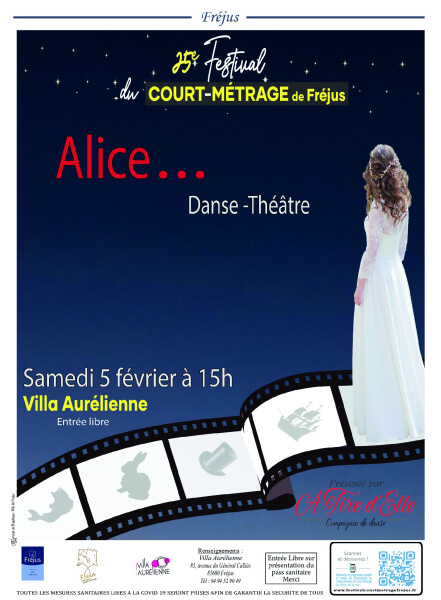 Festival du Court-Métrage – Spectacle de danse, théâtre et cinéma “Alice…”